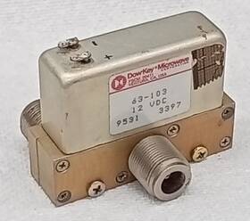 63-103 Dow-key 1 Qty 12v D.c. Spdt Failsafe Coax Relay