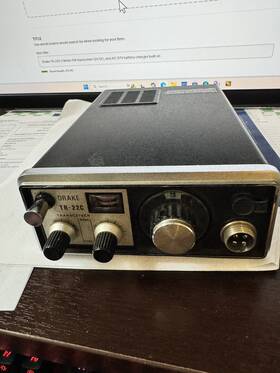 Tr-220 Drake 2 Meter Fm Transceiver 12v Dc And Ac 117v Battery Charger Built-in