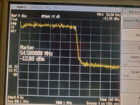 Tv-100-lp Drake R.l. Low Pass Filter 100w Below 30 Mhz With Test Data Plot 52 Hf
