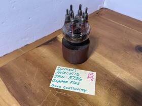 Jan-5736 Dumont Fairchild Ham Radio Transmission Vacuum Tube Wl-5736 Copper Fin