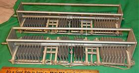 50-150dq45 E. F. Johnson 2 Huge 4-section Vairable Air Cap 4500 Volt Rare