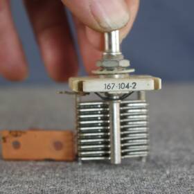 167-104-2 Ef Johnson 107-104-2 Variable Capacitor 78 Pf Heathkit #26-22 Ham Tuners