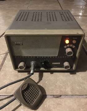 Eico 770k Tube Cb Radio Receiver Original Mic Tested Used