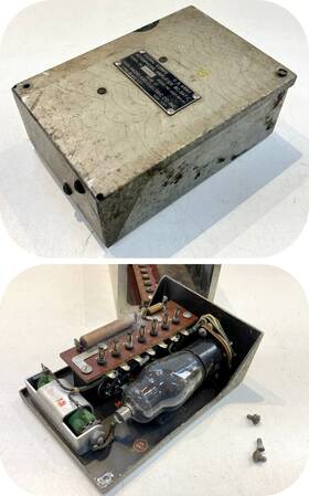 Bc-347-a Fada Radio Us Army Signal Corps Interphone Amplifier Or C Vt-99 Vacuum Tube