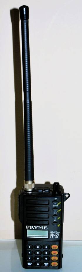 Pr-52 Fm Pr52 Vintage Pryme 6-meter Handheld Amateur Ham Radio Transceiver Works