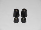 Ft-101-e-ee-ex Yaesu Series Parts Complete Set Of Bottom Panel Feet Black