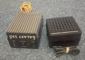 360-11 Galaxy 250 Cb Radio Linear Amp Amplifier With Diesel President 711 Speaker