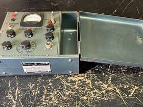 4ex1c2 General Electric Ex-1-c Ge Test Set Ham Radio Crystal Tester
