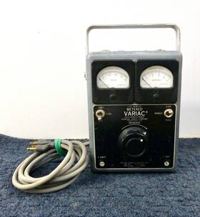 W5mt3a General Radio Vintage Metered 5 Amp Variac Works Well