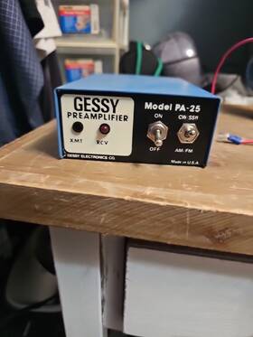 Pa-25 Gessy Preamplifer Model Untested