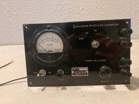 673-d Hallcross Vintage Milliohmmeter Model In Perfect Working Condition