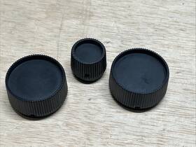 83b372 Hallicrafters Vintage S-40a S-40b Volume Tuning Band Spread Knob Set Lot