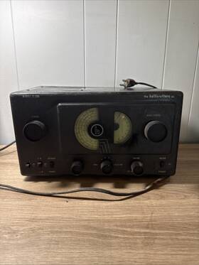 Ab-361232 Hallicrafters Vintage S-38a Ham Shortwave Communications Receiver Untested
