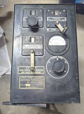 Bc-939-b Hallicrafters Vintage Military Antenna Tuning Unit