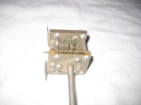 11065-1 Hammarlund Air Variable Capacitor 7.4 18 Mmf Used Inch X 3 Shaft