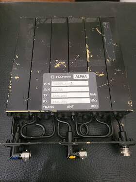 10029-1056 Harris Alpha Duplexer Uhf 70cm For Repeater Bnc Connections