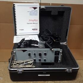 3092526-104 Harris Stingray Cellular Phone Surveillance With Power Cord And Rolling Case - Used