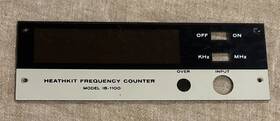 203-1452 Heathkit Ib-1100 Frequency Counter Faceplate Vintage Part