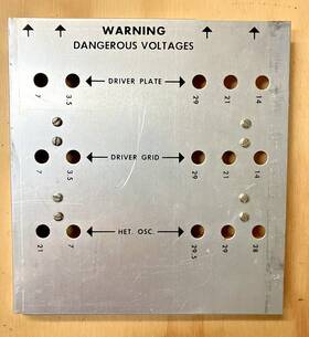 205-439-1 Heathkit Part# Coil Cover For Hw-101 Ham Transceiver With Spring Clips