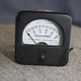 Dx-100 Heathkit 407-30 1 Ma Panel Meter 10 And 50 Scales From Heath P/n