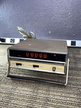 Ib-1101 Heathkit Frequency Counter - Vintage Amateur Radio Powers On 82255