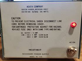 Ps-1175 Heathkit Sp-1175 15 Amp Ham Radio Power Supply