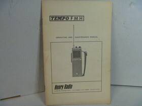 Kp-202 Henry Radio Tempo Fmh Handheld 2 Meter Vhf Transceiver Manual