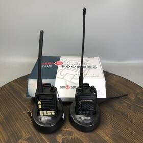 F-30vu Hora Plus And F-18v Vhf/uhf Ham Radio Transceivers Lot With Chargers Black
