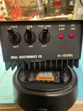 H-100bl Hull Electronics Bi-linear Ham Amplifier . Repaired And Working