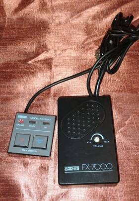 Fx-7000 Icom Vintage Adonis Fx 7000 Desk Control Unit And Amplifier For Ham Amateur Radio