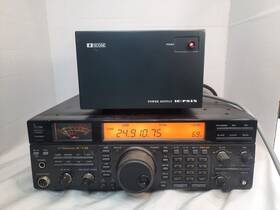 Ic-ps15 Icom Ic-378 Ic 738 Hf Transceiver Ham Radio With Power Supply Untested