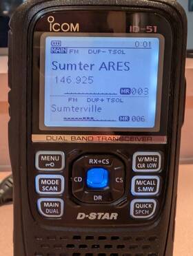 Ic-51a Icom Dual Band/d-star Handheld