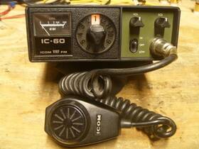Ic-60 Icom 6m 52mhz Crystal Controlled Fm Transceiver Has 4 Pairs
