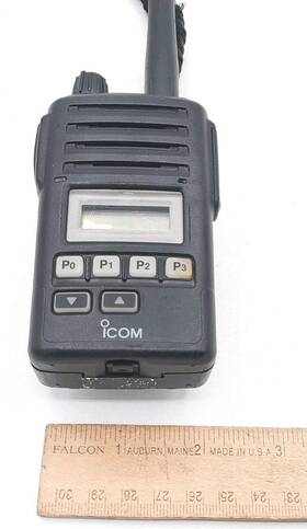 Ic-f61 Icom Uhf Transceiver Radio With Battery/ Antenna Used