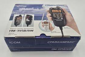 Ic-hm-195b Icom Command Mic Iv For M424 Vhf Black