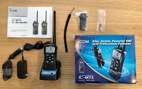 Ic-m73 Icom Submersible Handheld Vhf Marine Radio 6 Watts - M73