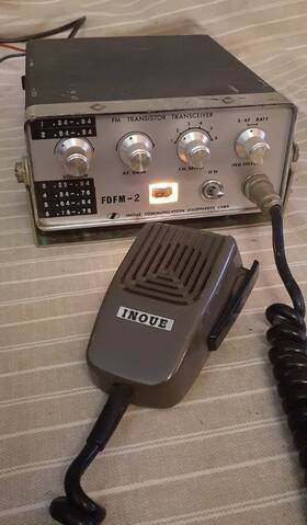 Icom / Inoue Fdfm-2sa Rare Vintage Pre-icom Fdfm-2 Fm 2-meter Amateur Transceiver Tested Works