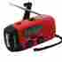 Md088-red Is-088 Ironsnow-radio Heartacc Ironsnow Dynamo Emergency Solar Hand Crank Self Powered Am Fm Noaa Weathe 710824221658
