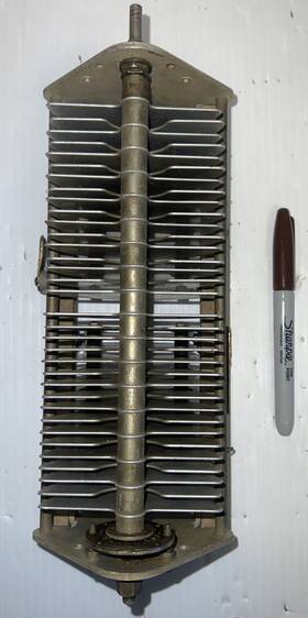 16100 James Millen Large 6 Kv Air Capacitor Dual Section See Photo For Specs