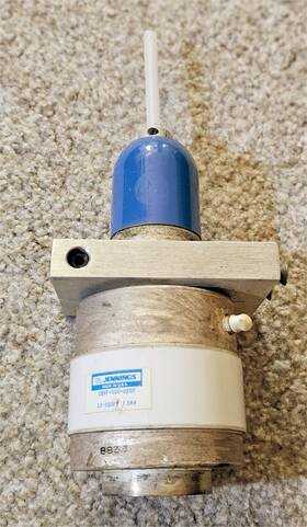 Csvf-500-0207 Jensen 12-500pf 7.5kv High Voltage Vacuum Variable Rf Capacitor