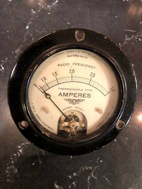 P-5681a Jewell Vtg Amperes Radio Frequency Thermocouple Type