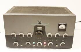 Johnson 10328 Viking Ii Tube Ham Radio Transmitter Powers Up