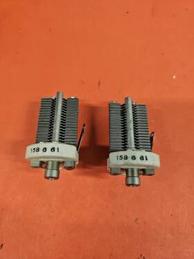 158-6-61 Johnson 2x 158 6 61 Air Variable Capacitor Ham Radio Receiver / Transmitter. L4