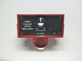 Fox7-sma-red-assem Kc9on Fox Hunt Offset Attenuator V7 Sma Red Assembled 4 Units