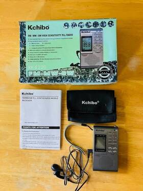 Kk-e220 Kchibo Fm/mw/sw Synthesized World Receiver Used