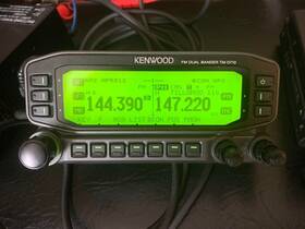 Gps-710 Kenwood 76576 D710a Dual Band Ham Radio With Green Light Labs