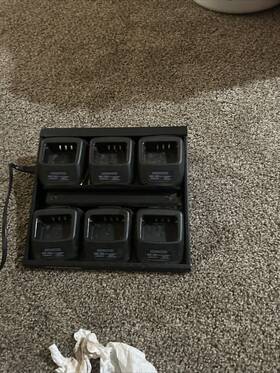 Nx-p1000 Kenwood Kmb-28ak 6-unit 2-way Radio Charger Adapter