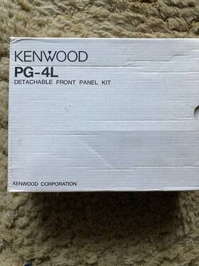 Pg-4l Kenwood Detachable Front Panel Kit For Remote Installation