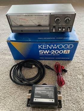 Sw-200a Kenwood Used Working Hf Swr/power Meter