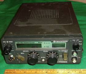 Ta-7400a Kenwood 2-meter Ham Transceiver Untested Scratches And Dings